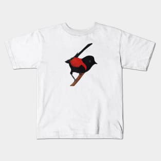 Red-backed Fairy-wren Kids T-Shirt